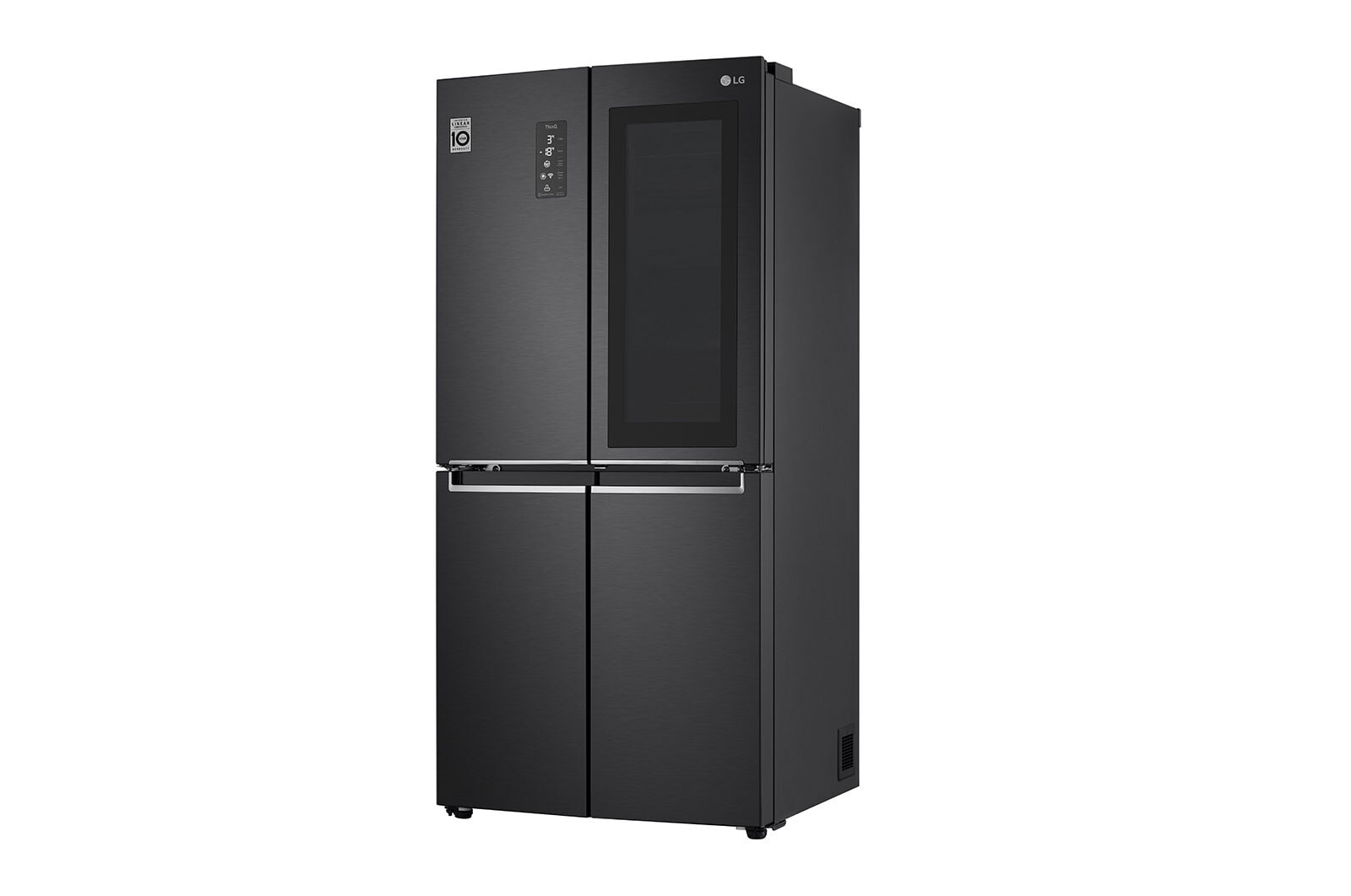 LG Multi-Door mit InstaView Door-in-Door ® | 530 Liter Kapazität | Energieeffizienzklasse E | Matte Black Steel | GMQ844MC5E, GMQ844MC5E