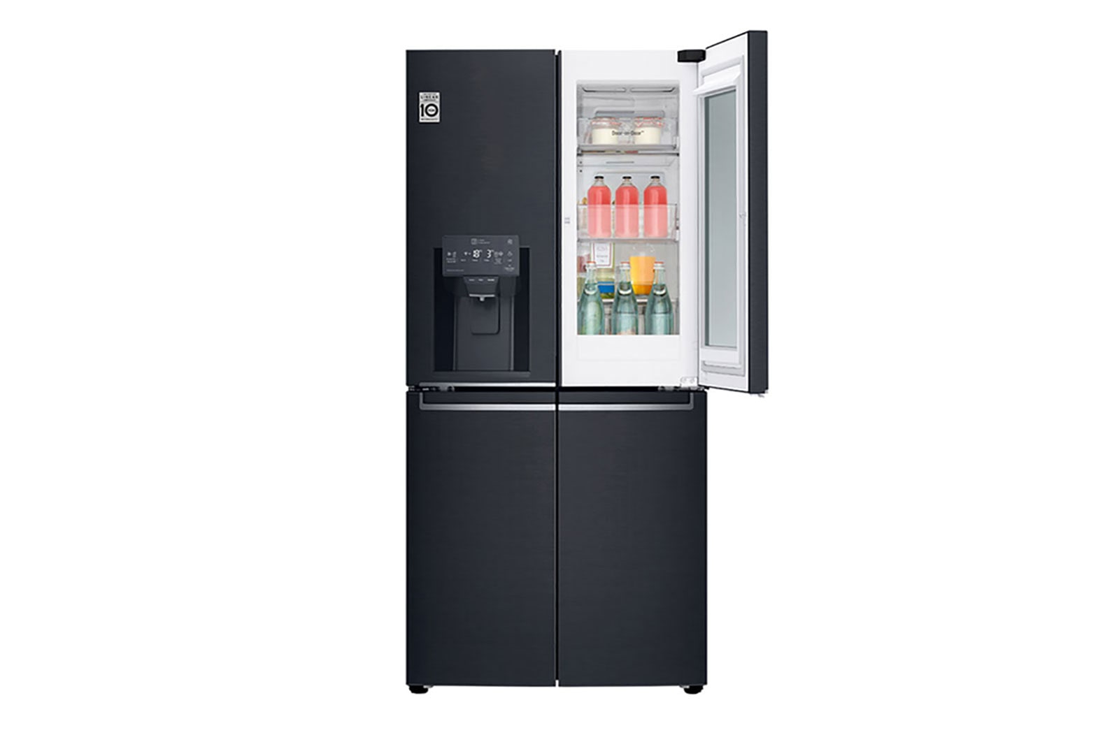 LG Multi-Door mit InstaView Door-in-Door™ | 423 Liter Kapazität | Energieeffizienzklasse A+, GMX844MCKV