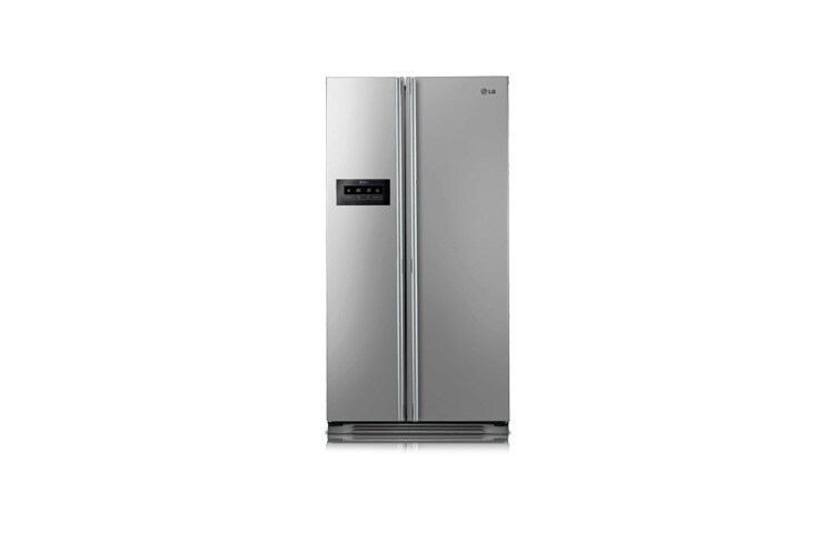 Vorderseite von LG Side by Side Kühlschrank mit, Bioshield™, Multiairflow-Umluftkühlung, Total No-Frost und besonders edlem Design GS3159PVJV1