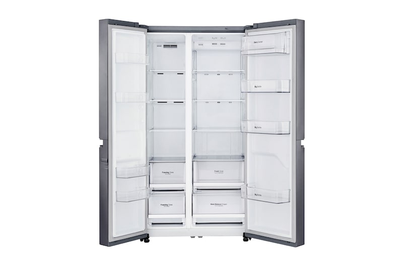 LG Side-by-Side mit 642 L Fassungsvermögen und Total No Frost, GSB470BASZ