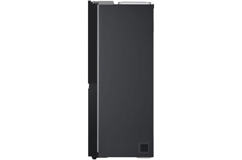 LG Side-by-Side mit InstaView® | Eis-, Crushed Ice- und Wasserspender | 635 Liter Kapazität | EEK E | Interner Wassertank | Essence Matte Black | GSGV81EPLL, GSGV81EPLL