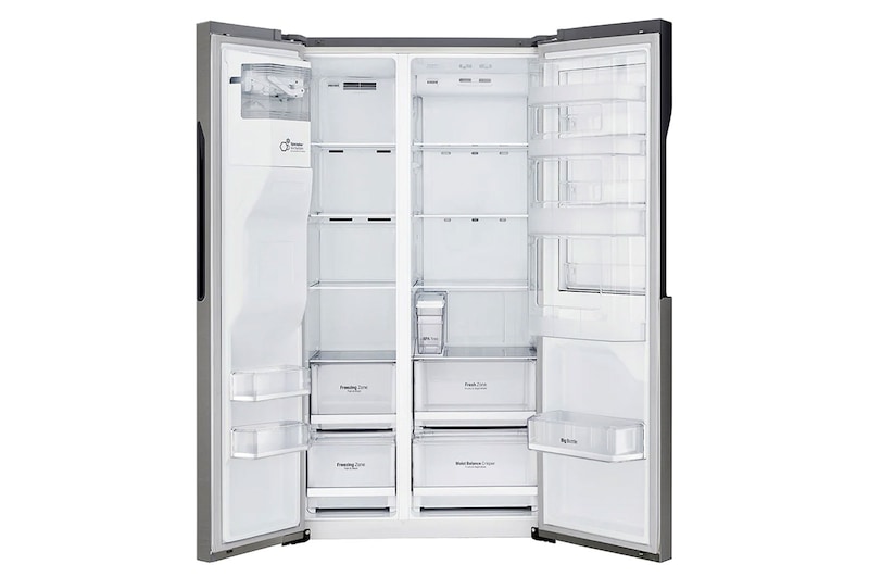 LG Side-by-Side mit Eis-, Crushed Ice- und Wasserspender und Total No Frost, GSJ361DIDV