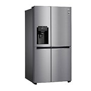 LG Side-by-Side mit Door-in-Door | Eis-, Crushed Ice- und Wasserspender | 625 Liter Kapazität | Energieeffizienzklasse* F, GSJ461DIDZ