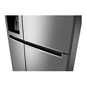 LG Side-by-Side mit Door-in-Door | Eis-, Crushed Ice- und Wasserspender | 625 Liter Kapazität | Energieeffizienzklasse* F, GSJ461DIDZ
