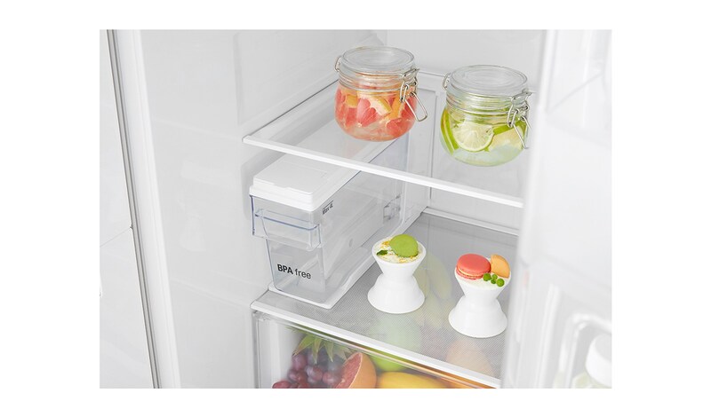 LG Side-by-Side mit Door-in-Door | Total No Frost | Eis-, Crushed Ice- und Wasserspender | 4L Wassertank | 606 Liter Kapazität, GSJ561PZUZ