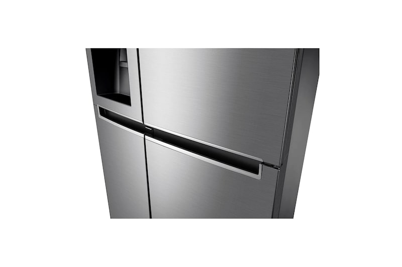 LG Side-by-Side mit Door-in-Door | Eis-, Crushed Ice- und Wasserspender | Total No Frost | DoorCooling+™ | ThinQ® | 625 L Kapazität, GSJ761PZEE