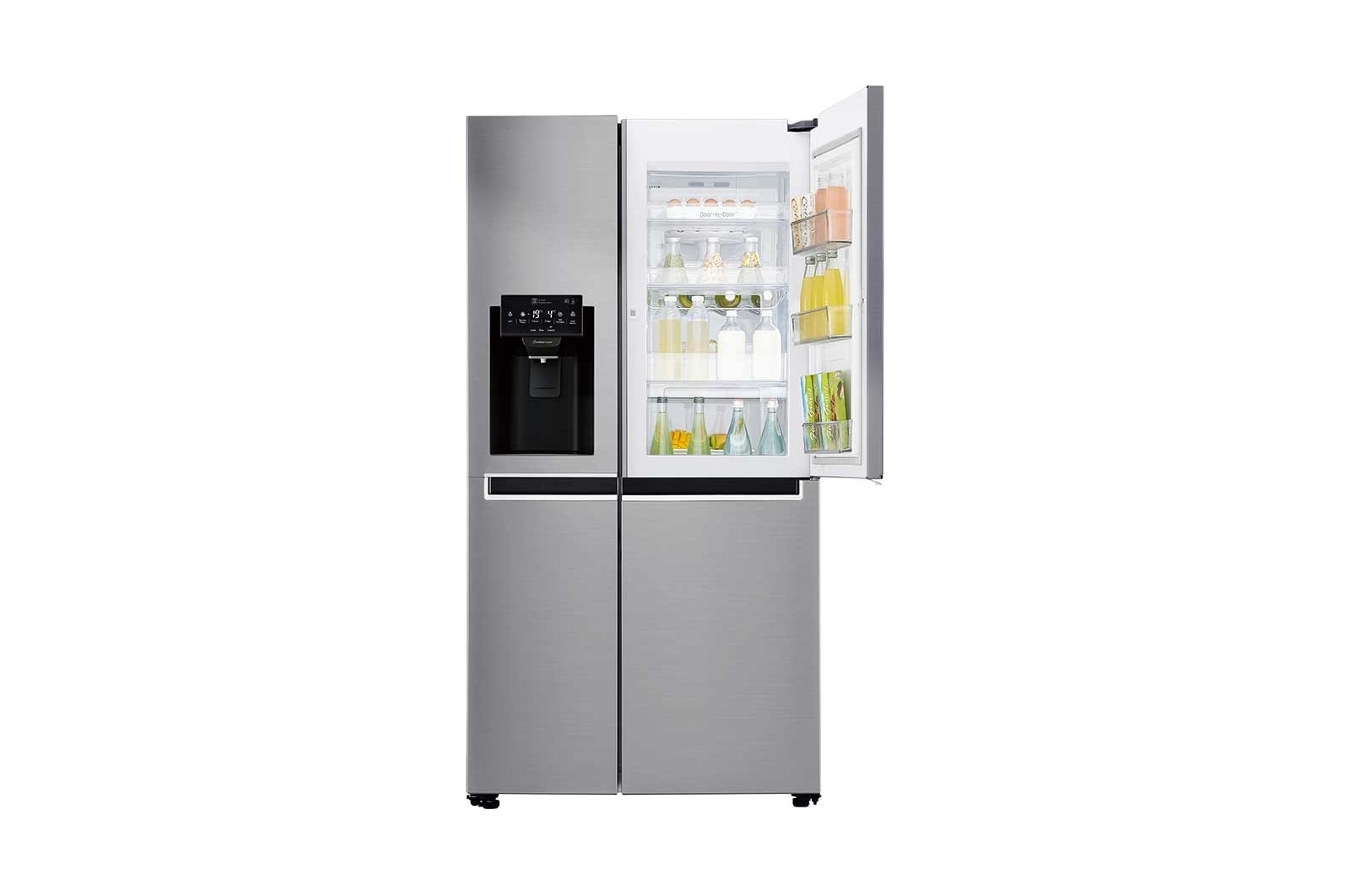 LG Side-by-Side mit Total No Frost und Frischefeature Moist Balance Crisper™, GSJ761PZTZ