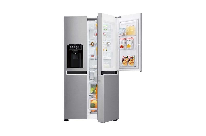 LG Side-by-Side mit Total No Frost und Frischefeature Moist Balance Crisper™, GSJ761PZTZ