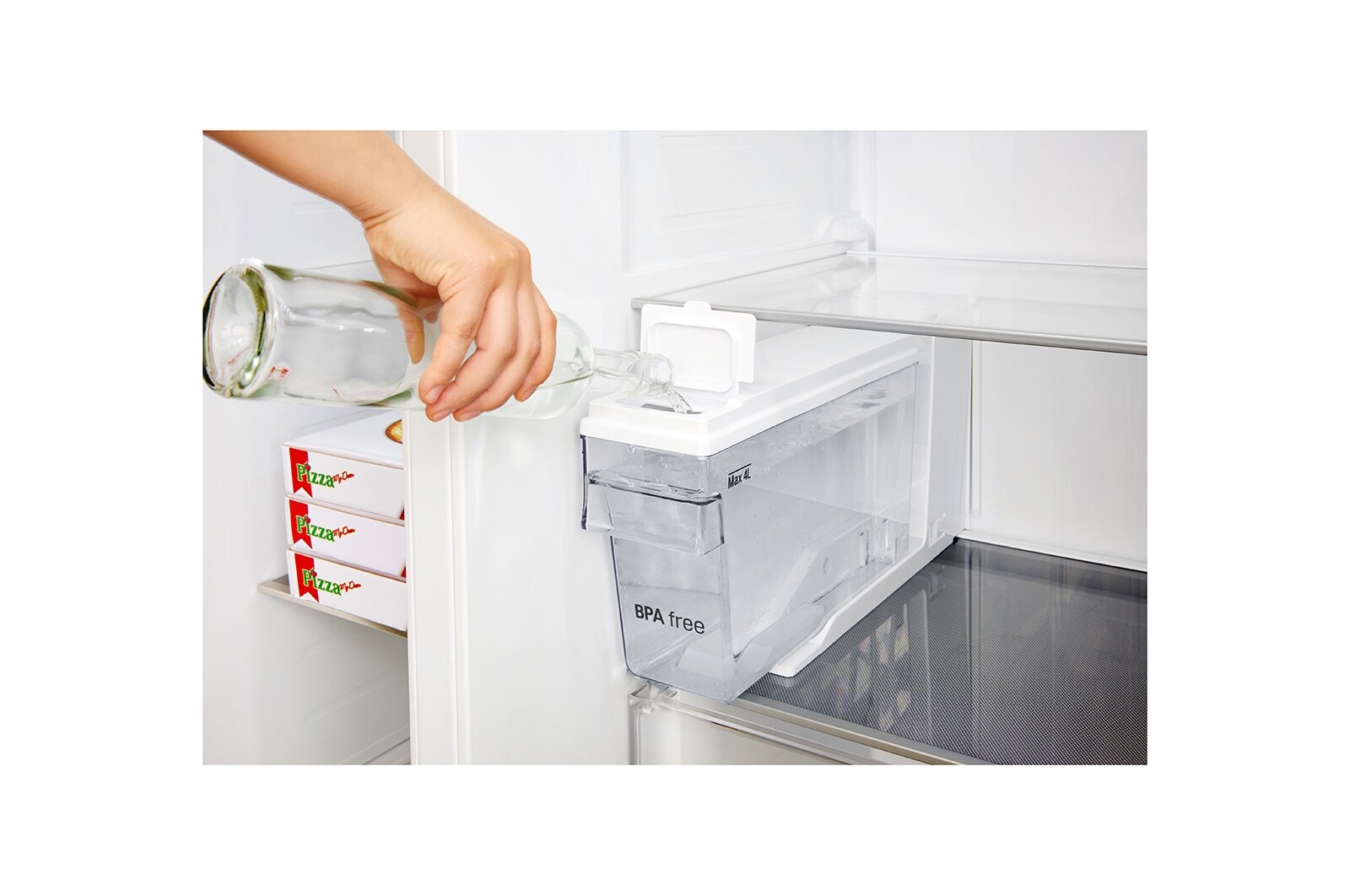 LG Side-by-Side mit Total No Frost und Frischefeature Moist Balance Crisper™, GSJ761PZTZ