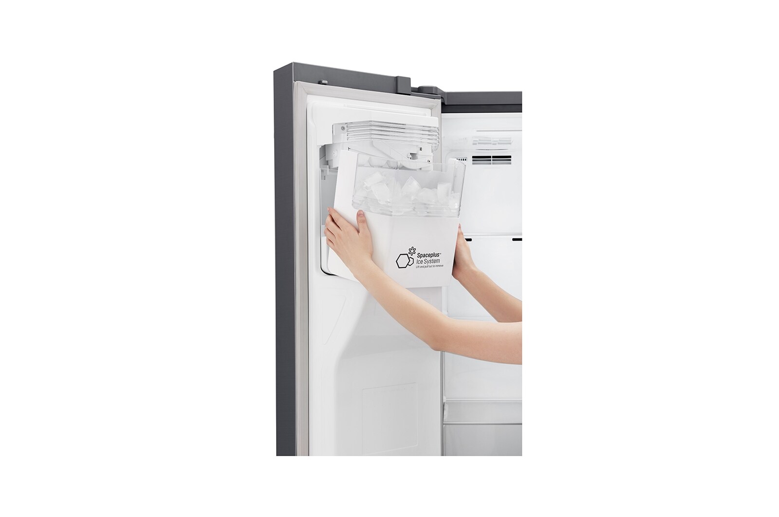 LG Side-by-Side mit Total No Frost und Frischefeature Moist Balance Crisper™, GSJ761PZTZ