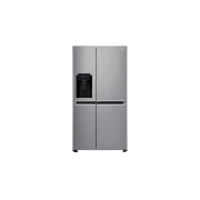 Vorderseite von Side-by-Side mit Total No Frost und Frischefeature Moist Balance Crisper™ GSJ761PZTZ