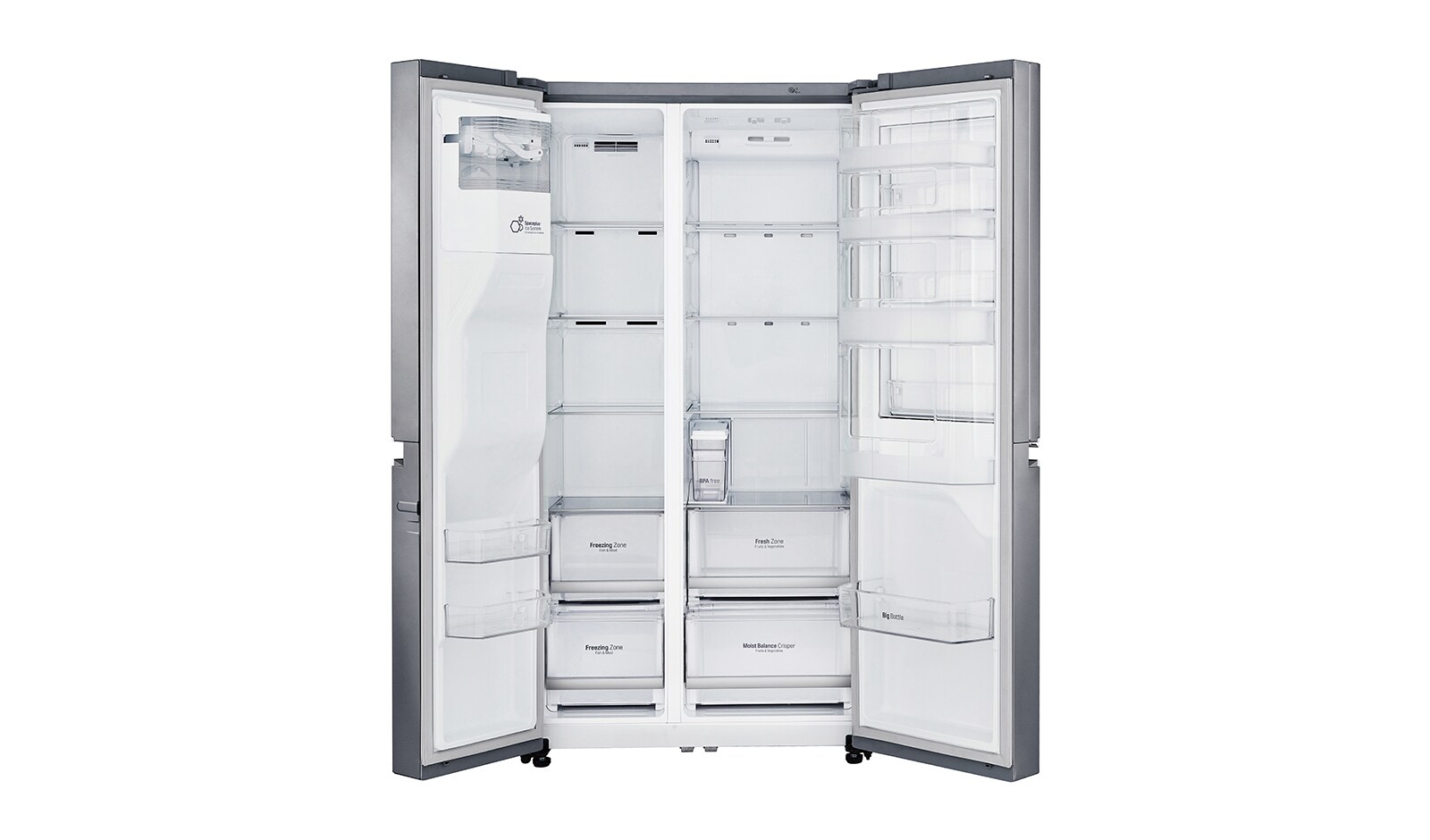 LG Side-by-Side mit Door-in-Door™ | 625 L Kapazität | Total No Frost, GSJ761PZUZ