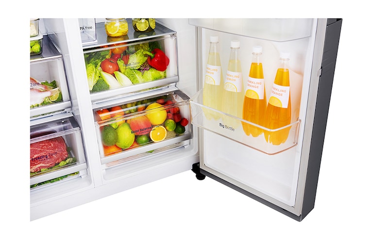 LG Side-by-Side mit Door-in-Door™ | 625 L Kapazität | Total No Frost, GSJ761PZUZ