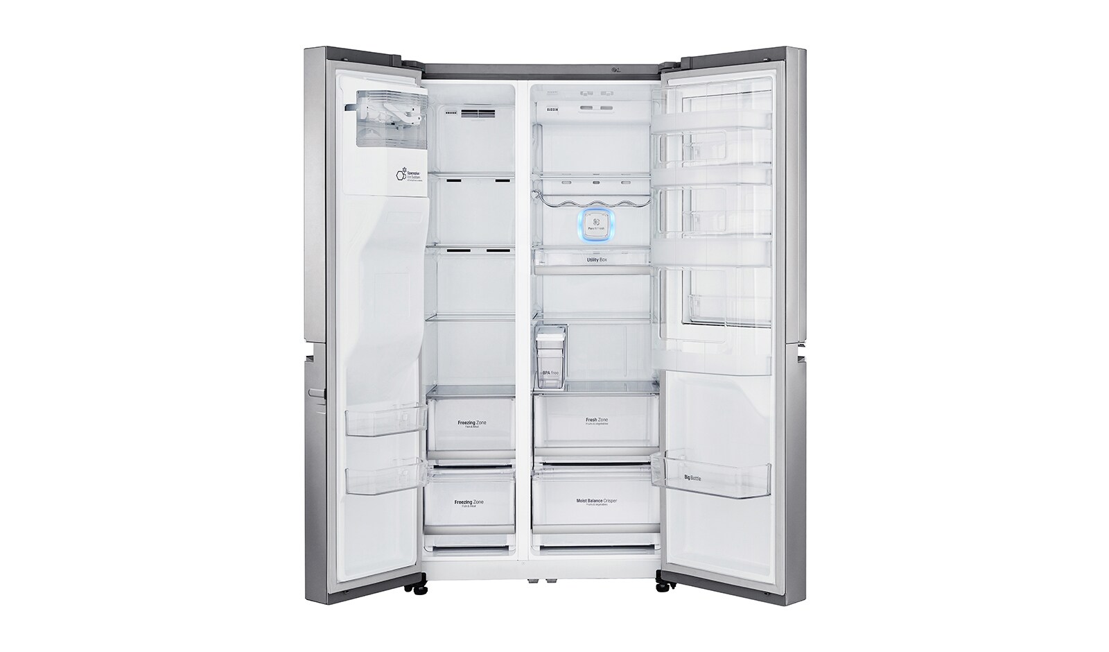 LG Side-by-Side mit Door-in-Door™ und Pure N Fresh , GSJ961NEBZ