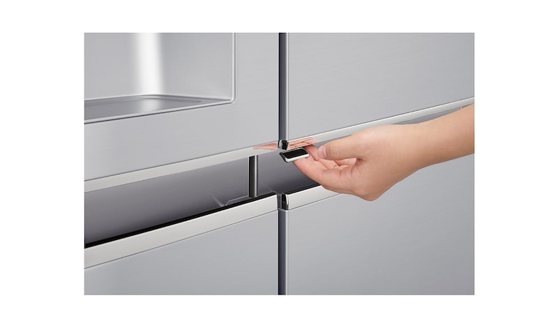 LG Side-by-Side mit Door-in-Door™ und Pure N Fresh , GSJ961NEBZ