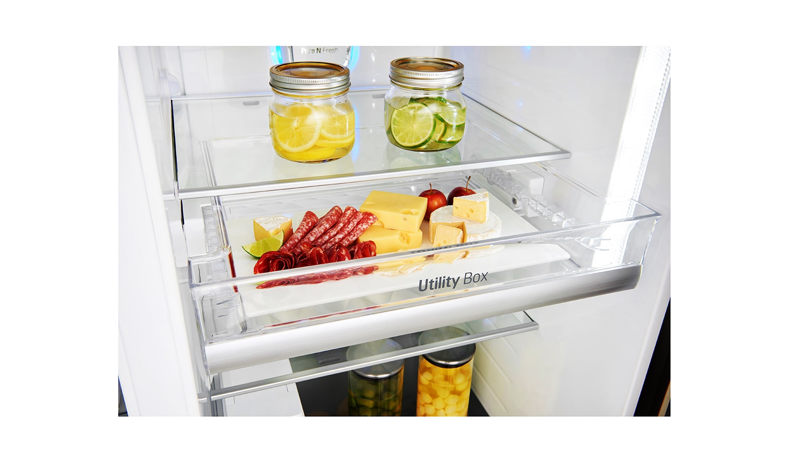 LG Side-by-Side mit Door-in-Door™ und Pure N Fresh , GSJ961NEBZ