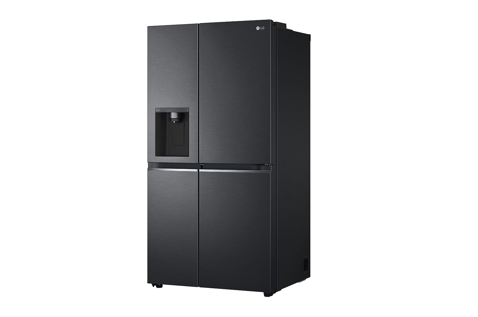 LG Side-by-Side mit Door-in-Door® | Eis-, Crushed Ice- und Wasserspender | 635 Liter Kapazität | Energieeffizienzklasse E | Interner Wassertank 4L | Matte Black | GSJV71MCLE, GSJV71MCLE