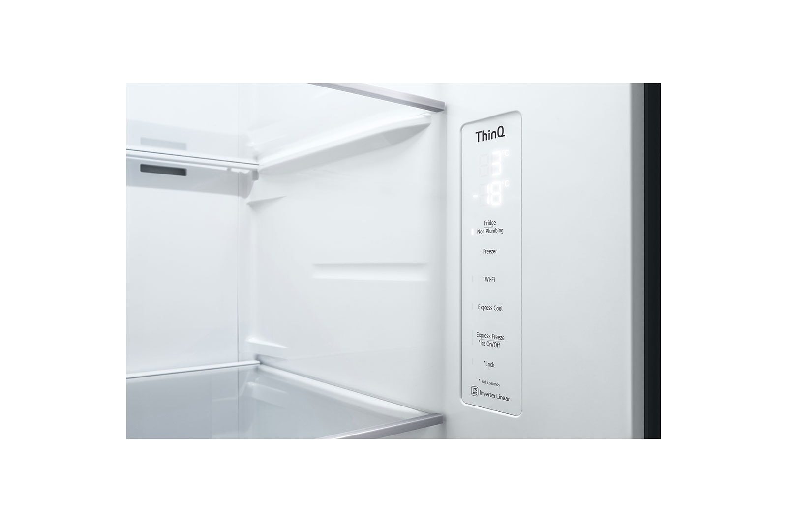 LG Side-by-Side mit Door-in-Door® | Eis-, Crushed Ice- und Wasserspender | 635 Liter Kapazität | Energieeffizienzklasse E | Interner Wassertank 4L | Matte Black | GSJV71MCLE, GSJV71MCLE