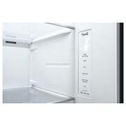 LG Side-by-Side mit Door-in-Door® | Eis-, Crushed Ice- und Wasserspender | 635 Liter Kapazität | Energieeffizienzklasse E | Interner Wassertank 4L | Matte Black | GSJV71MCLE, GSJV71MCLE