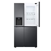 LG Side-by-Side mit Door-in-Door® | Eis-, Crushed Ice- und Wasserspender | 635 Liter Kapazität | Energieeffizienzklasse E | Interner Wassertank 4L | Matte Black | GSJV71MCLE, GSJV71MCLE