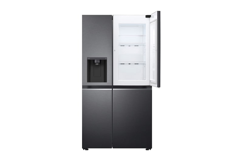 LG Side-by-Side mit Door-in-Door® | Eis-, Crushed Ice- und Wasserspender | 635 Liter Kapazität | Interner Wassertank 4L | Matte Black | GSJV71MCTE, GSJV71MCTE