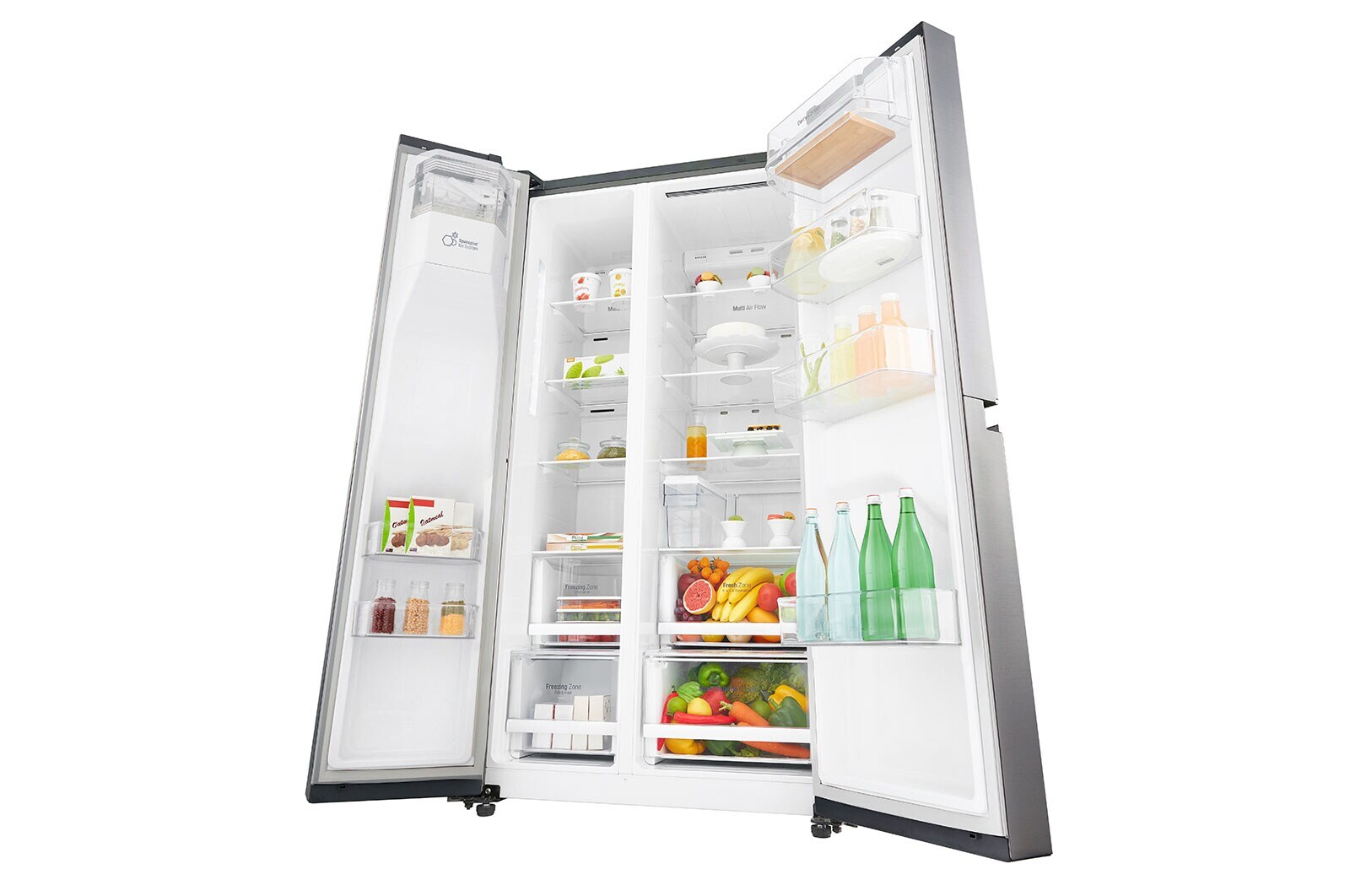 LG GSL461ICEE  | Total No Frost | DoorCooling+ ™ | Energieeffizienzklasse* E | 625 L Kapazität , GSL461ICEE
