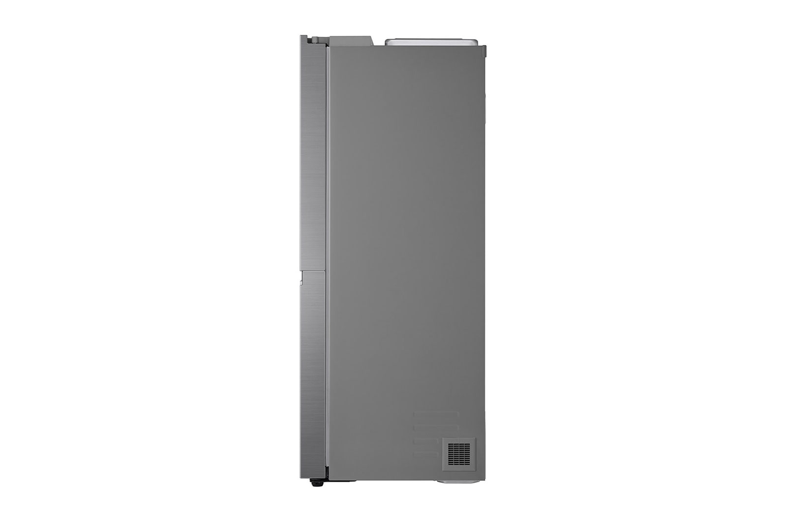 LG Side-by-Side mit Eis-, Crushed Ice- und Wasserspender | 635 Liter Kapazität | Interner Wassertank 4L | Platinum Silver | GSLV71PZTE, GSLV71PZTE