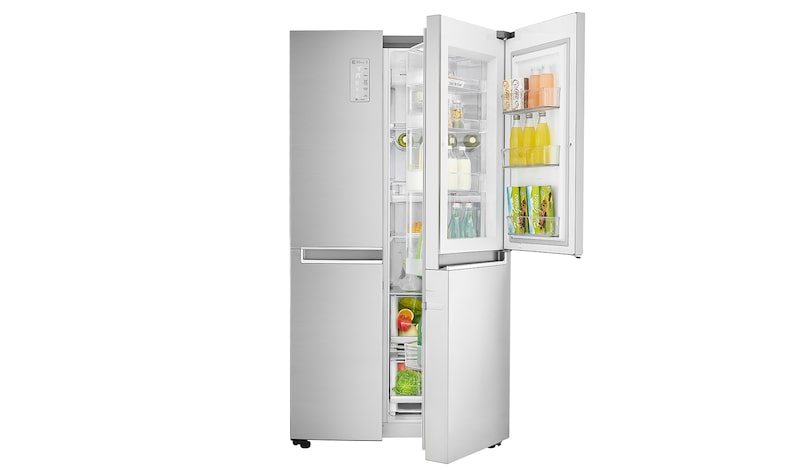 Vorderseite von Side-by-Side mit Door-in-Door™ und Total No Frost GSM960NSBZ