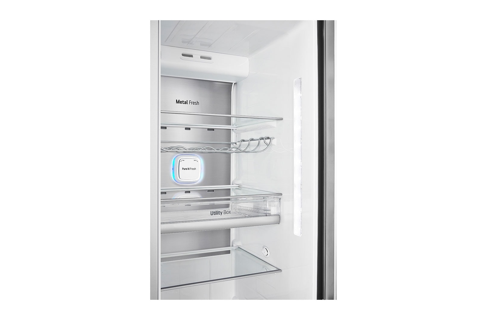 LG Side-by-Side mit InstaView Door-in-Door™ | 601 Liter Kapazität | Eis-, Crushed Ice - und Wasserspender | Festwasseranschluss | Total No Frost | DoorCooling+™ |ThinQ®, GSX960NECE