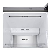 LG Side-by-Side mit InstaView Door-in-Door™ | 601 Liter Kapazität | Eis-, Crushed Ice - und Wasserspender | Festwasseranschluss | Total No Frost | DoorCooling+™ |ThinQ®, GSX960NECE