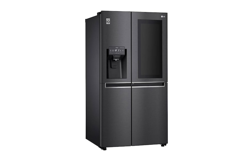 LG Side-by-Side mit InstaView Door-in-Door™ | 625 Liter Kapazität | Eis-, Crushed Ice-und Wasserspender | 4L Wassertank | Total No Frost | DoorCooling+™ | ThinQ®, GSX961MCCE