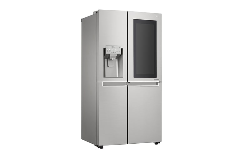 LG Side-by-Side mit InstaView Door-in-Door™ | 625 Liter Kapazität | Eis-, Crushed Ice-und Wasserspender | 4L Wassertank | Total No Frost | ThinQ®, GSX961NEAZ