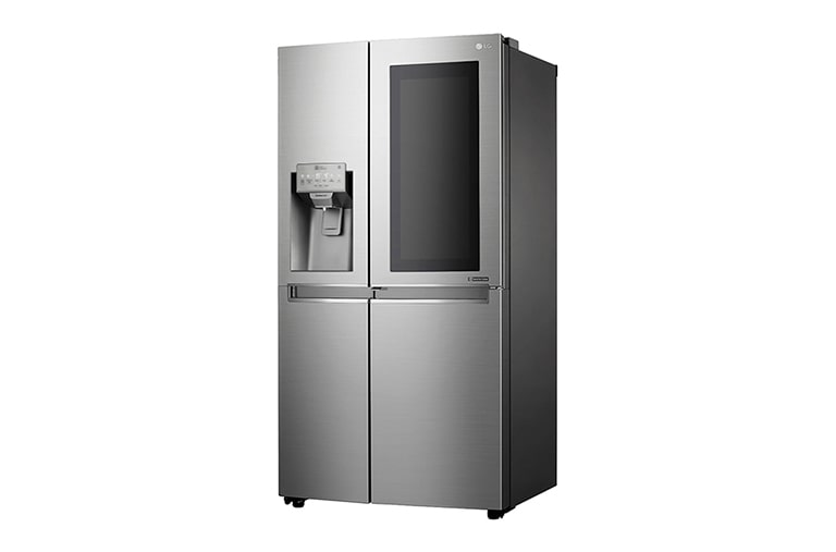 LG Side-by-Side mit InstaView Door-in-Door™ | 625 Liter Kapazität | Eis-, Crushed Ice-und Wasserspender | 4L Wassertank | Total No Frost | ThinQ®, GSX961NEAZ