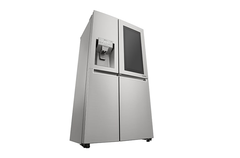 LG Side-by-Side mit InstaView Door-in-Door™ | 625 Liter Kapazität | Eis-, Crushed Ice-und Wasserspender | 4L Wassertank | Total No Frost | ThinQ®, GSX961NEAZ