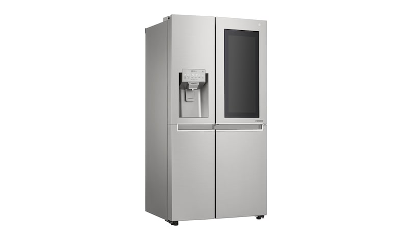 LG Side-by-Side mit InstaView Door-in-Door™ | 625 Liter Kapazität | Eis-, Crushed Ice-und Wasserspender | 4L Wassertank | Total No Frost | ThinQ®, GSX961NEAZ