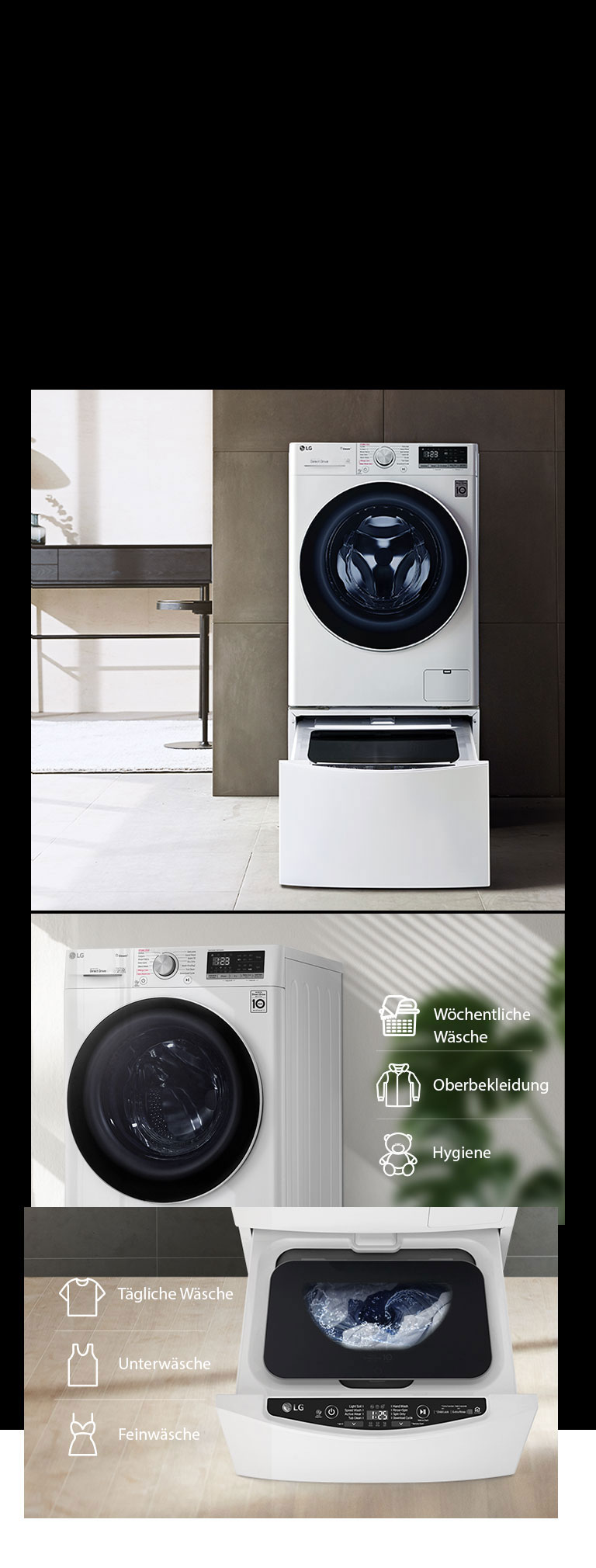 Mit TWINWash™ Mini erhältlich1