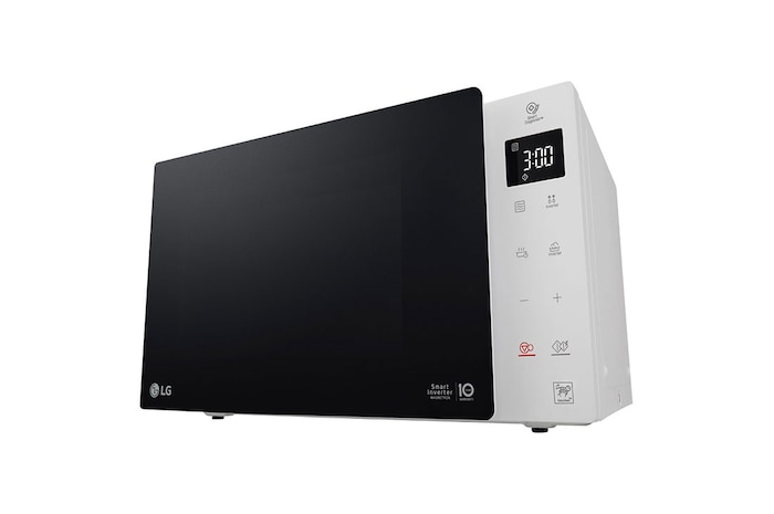 LG Solo-Mikrowelle mit Smart Inverter Technologie, 23 Litern Kapazität und I-Wave Technologie, MS23NECBW