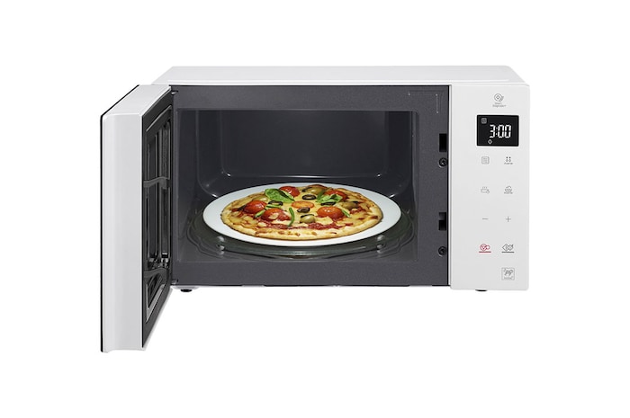 LG Solo-Mikrowelle mit Smart Inverter Technologie, 23 Litern Kapazität und I-Wave Technologie, MS23NECBW