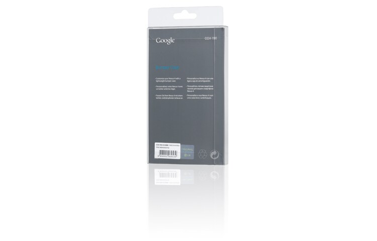 LG Bumper Case in schwarz passend für LG Nexus 4, CCH-190