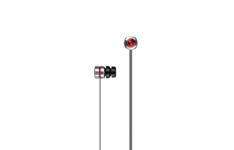 LG Quadbeat Headset in schwarz oder weiss mit LG Logo-Branding, HSS-F420