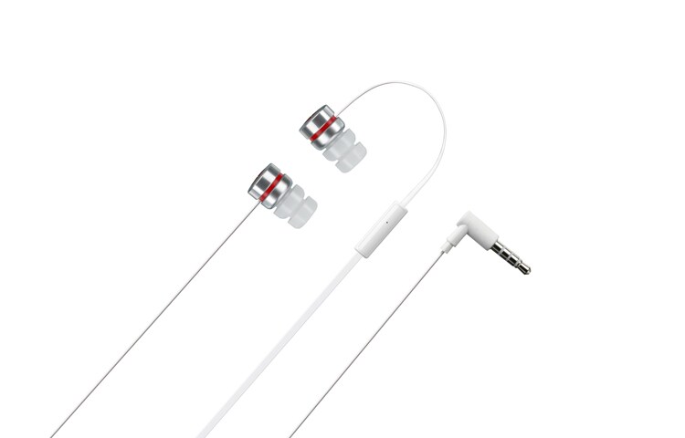 LG Quadbeat Headset in schwarz oder weiss mit LG Logo-Branding, HSS-F420