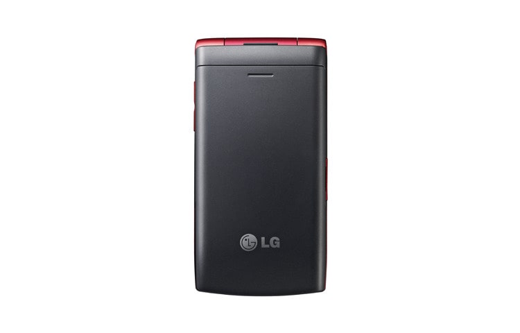 LG Klapphandy mit 2-Zoll-Display und VGA CMOS Kamera, A133 black-red