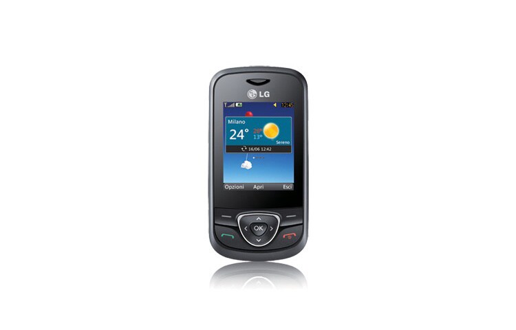 Vorderseite von Slider-Handy mit 2 MP Kamera, SNS-Client, FM Radio und MP3 Player A200