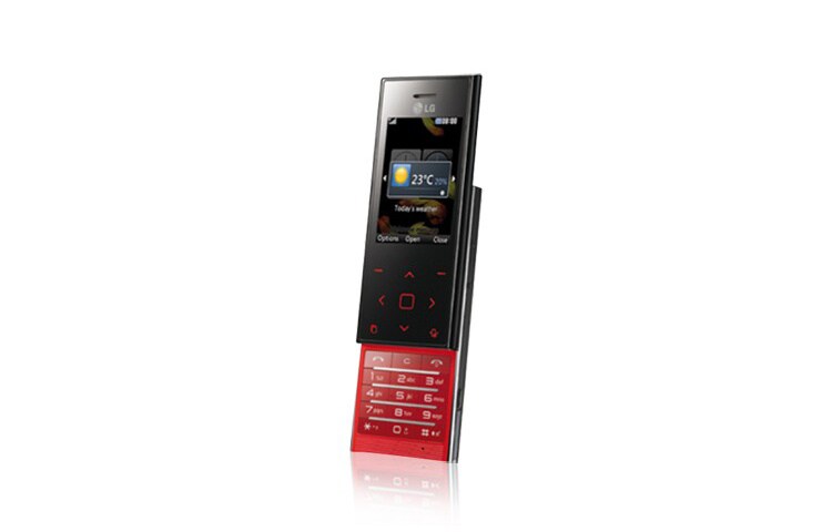 LG Verführerisches Design in Rot und Schwarz, BL20 new chocolate