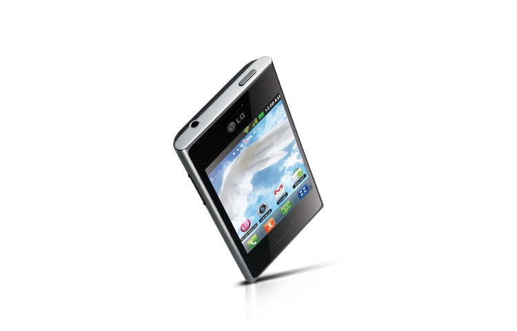 LG OPTIMUS L3 Stylisches Einstiegs-Smartphone mit 3,2 Zoll Touchscreen, 800 MHz Prozessor & Android 2.3, E400
