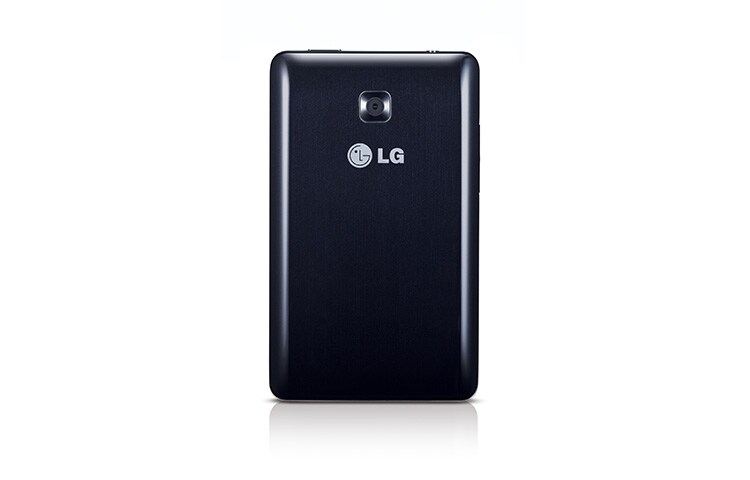 LG OPTIMUS L3'' Android Smartphone für Einsteiger im kompakten Design mit 1 GHz Prozessor und 3MP Kamera mit Sprachauslöser, E430