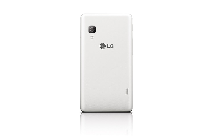 LG OPTIMUS L5'' Android Smartphone mit 4 Zoll IPS Full-Touchdisplay, 1 GHz Prozessor, 5MP Kamera mit Panoramafunktion und NFC, E460