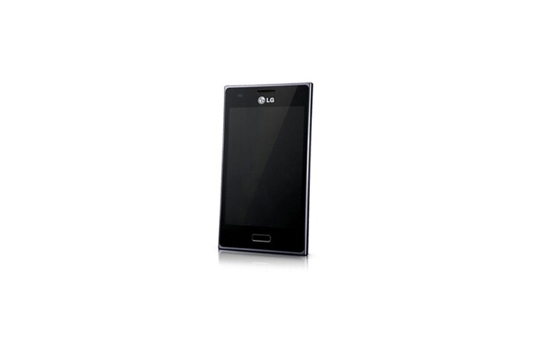 LG OPTIMUS L5 Smartphone mit 10,2-cm-Display (4,0 Zoll), Android 4.0 Ice Cream Sandwich und 5-Megapixel-Kamera, E610