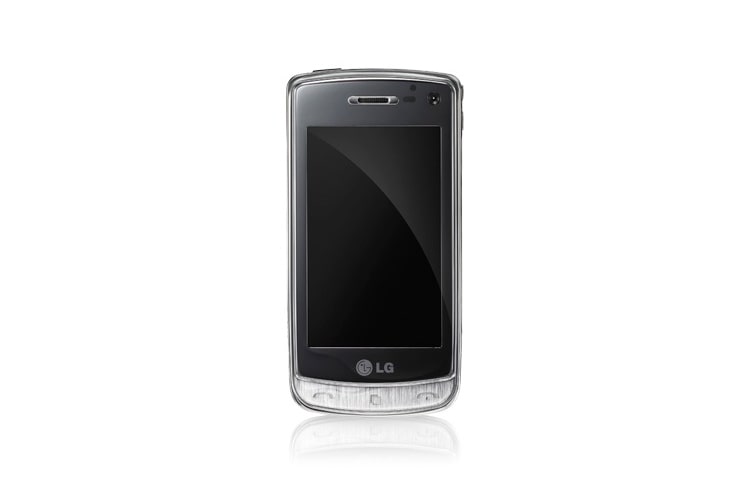 Vorderseite von Neuer Design-Trend mit weltweit erstem transparenten Handy. GD900 Crystal