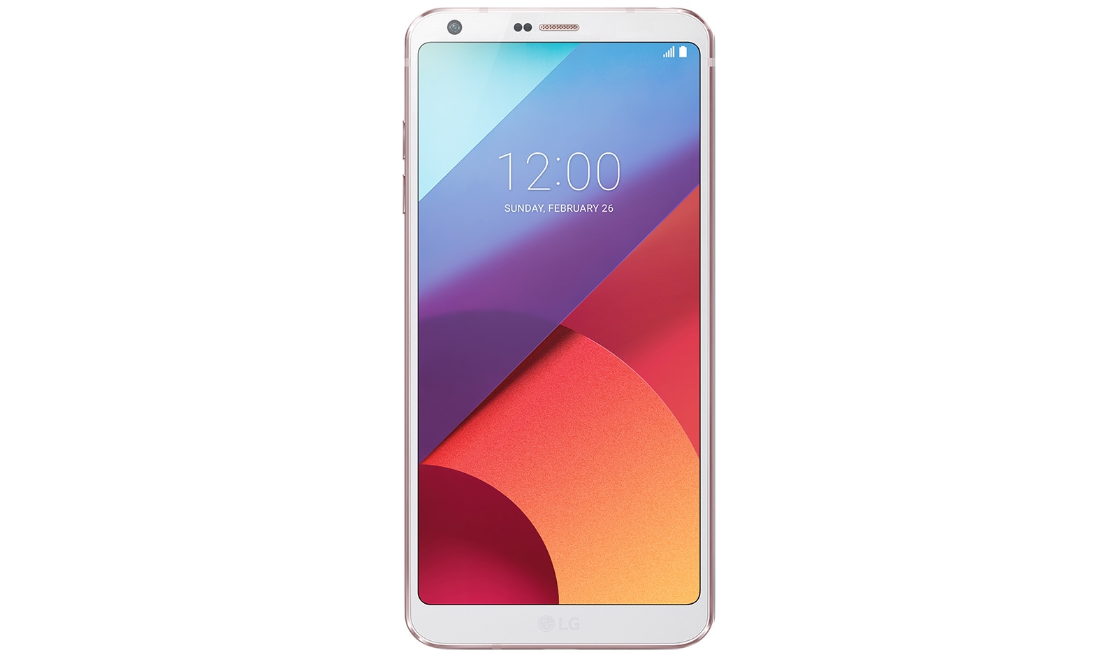 Vorderseite von LG G6 Smartphone - Weiss LG G6